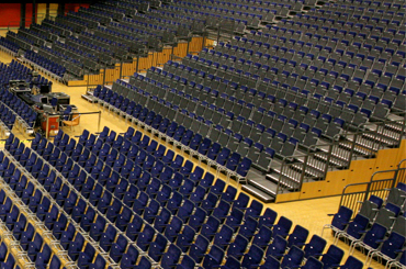 arena seating retractable vomitory