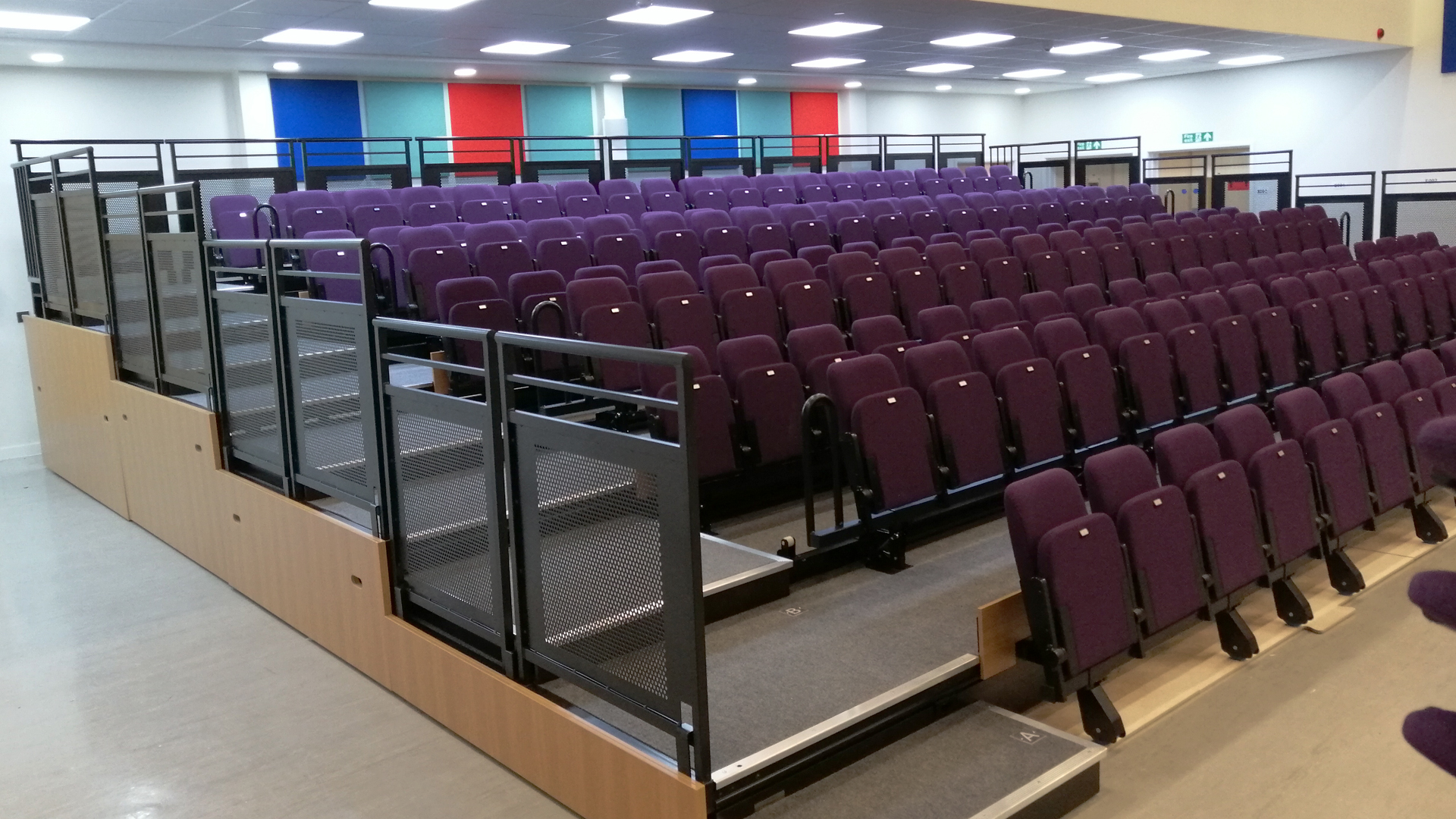 Retractable Seating in Unusual Spaces - Audience Systems