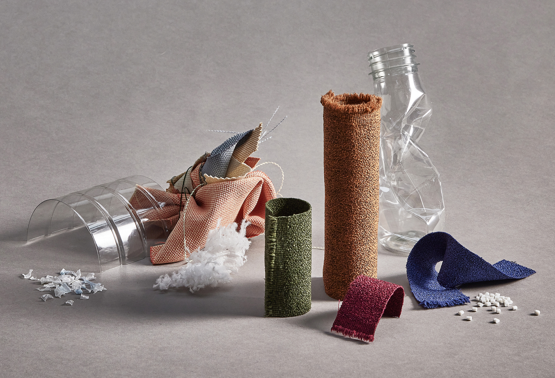 From Scrap to Seating: How plastic bottles and waste textiles become the fabric for our seats.