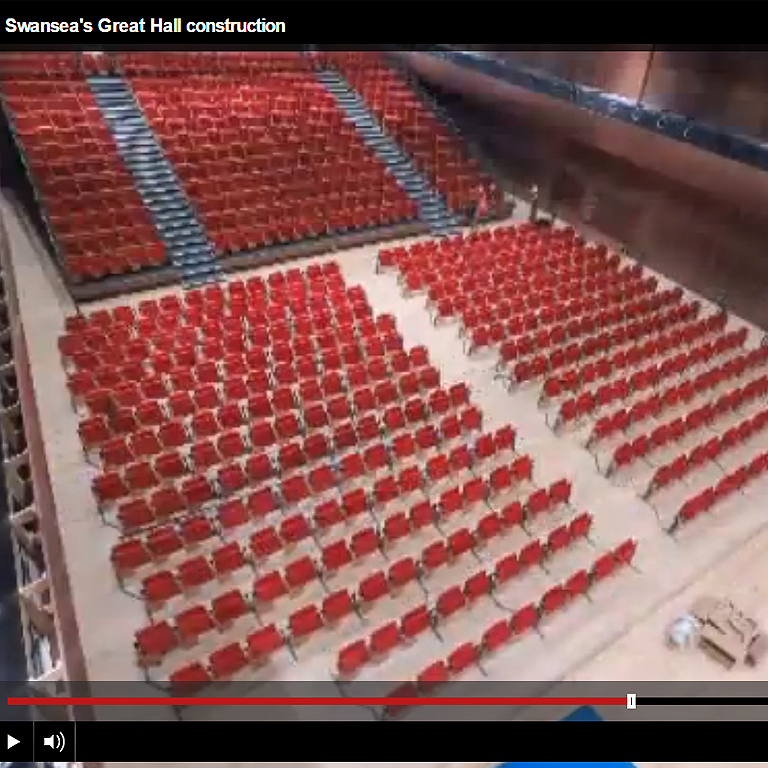 Timelapse: Swansea University Great Hall